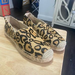 Sam Edelman leopard espadrilles